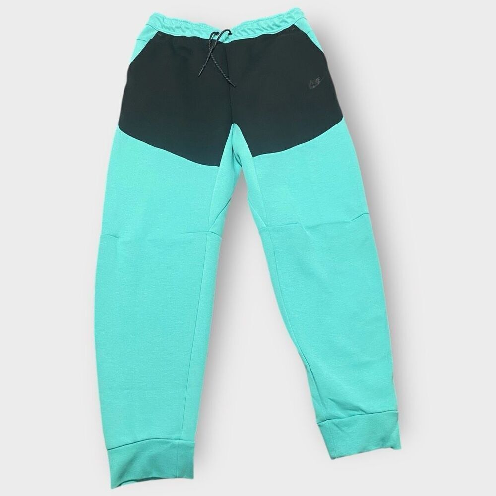Nike Sportswear Tech Fleece Washed Teal Jogger Pants CU4495-392 size XL-TALL New